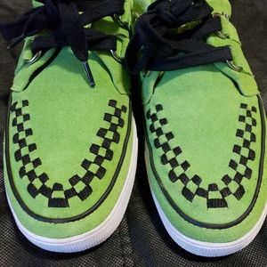 Original tuk neon green creepers